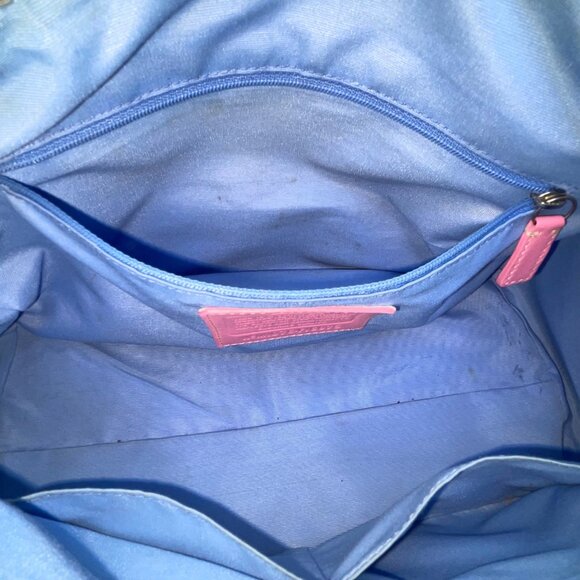 Coach Signature Tote with Pink and Multicolor Design - Picture 11 of 15